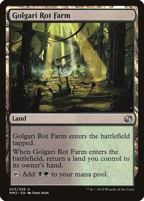 Golgari Rot Farm card from Modern Masters 2015