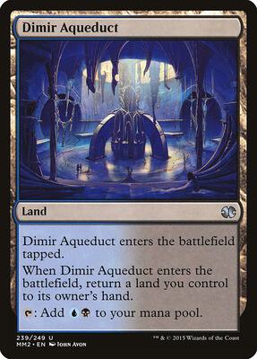 Dimir Aqueduct card from Modern Masters 2015