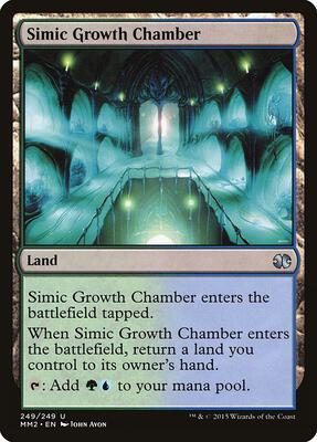Simic Growth Chamber card from Modern Masters 2015