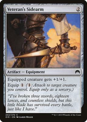 Veteran's Sidearm card from Magic Origins