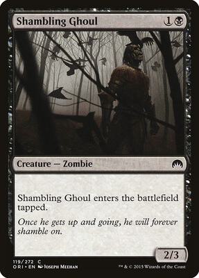 Shambling Ghoul card from Magic Origins