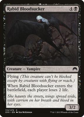 Rabid Bloodsucker card from Magic Origins