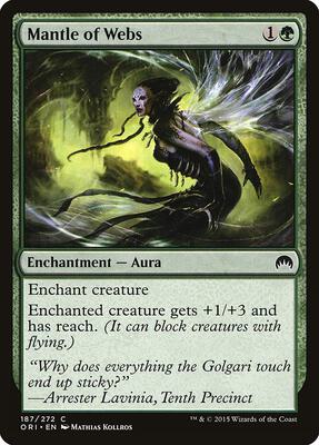 Mantle of Webs card from Magic Origins
