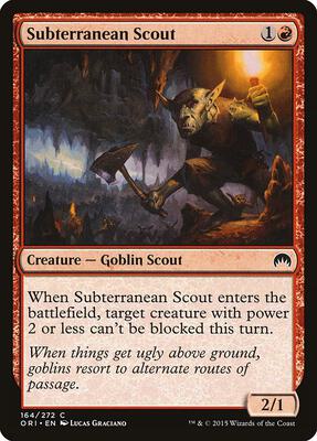 Subterranean Scout card from Magic Origins