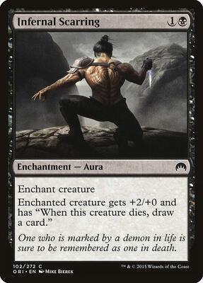 Infernal Scarring card from Magic Origins