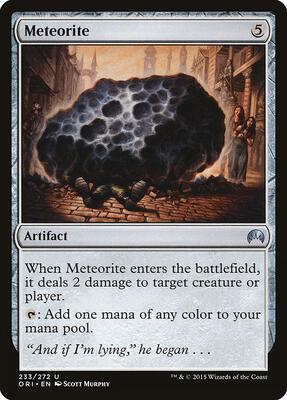 Meteorite card from Magic Origins