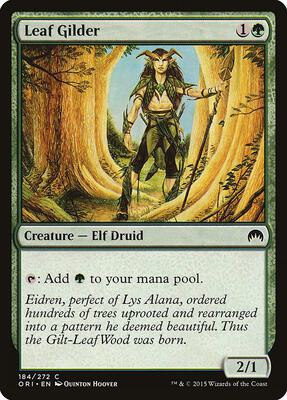 Leaf Gilder card from Magic Origins