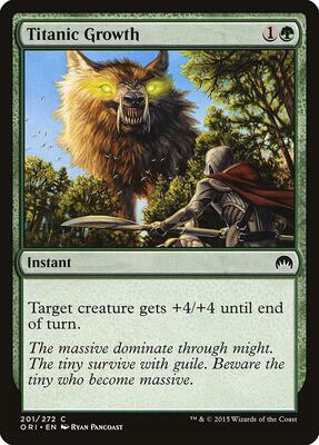Titanic Growth card from Magic Origins