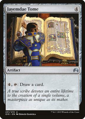 Jayemdae Tome card from Magic Origins